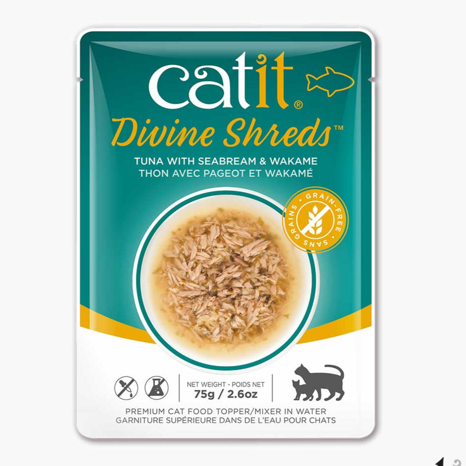 Catit Divine Shreds Meal Topper - Fish