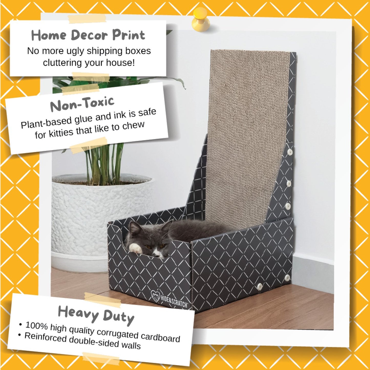 Vertical Cat Scratcher and Box