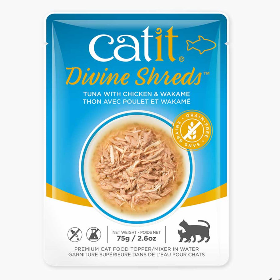 Catit Divine Shreds Meal Topper - Fish