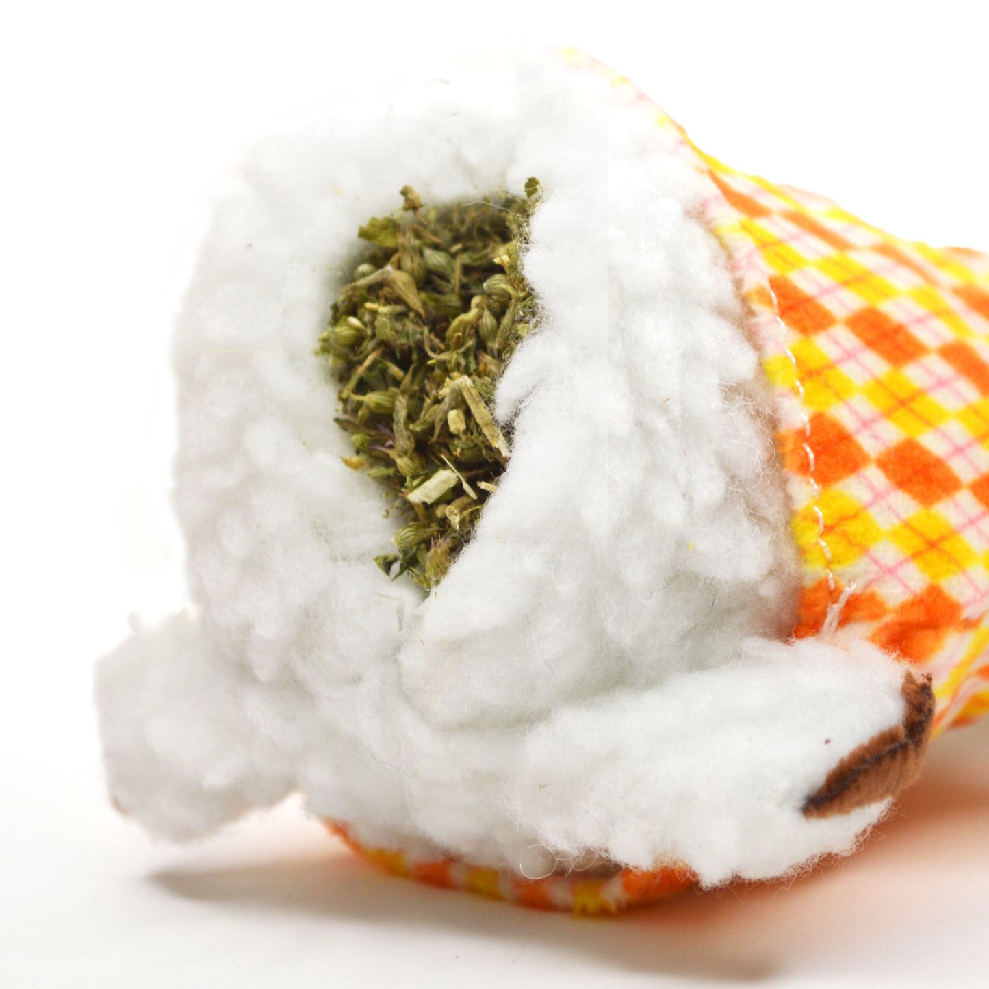 Get Sprung Fluffy Lamb Refillable Catnip Cat Toy