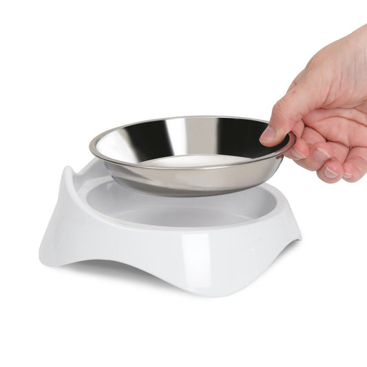 Catit Pixi Feeding Dish For Wet Food - White