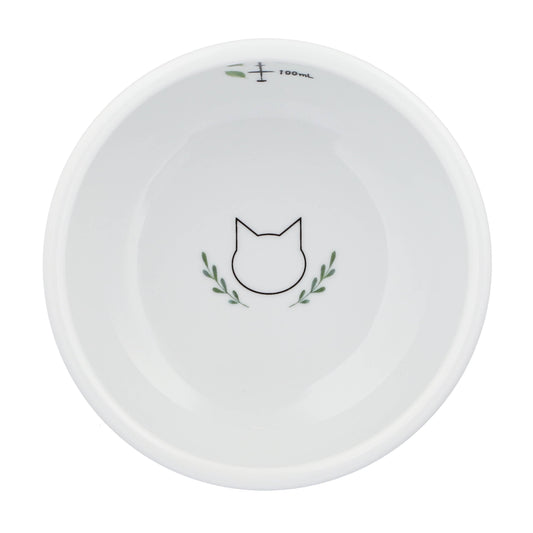 Raised Cat Water Bowl (Go Green)