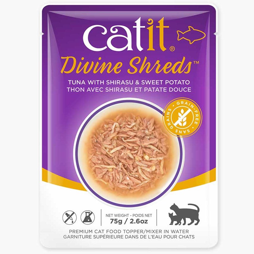 Catit Divine Shreds Meal Topper - Fish