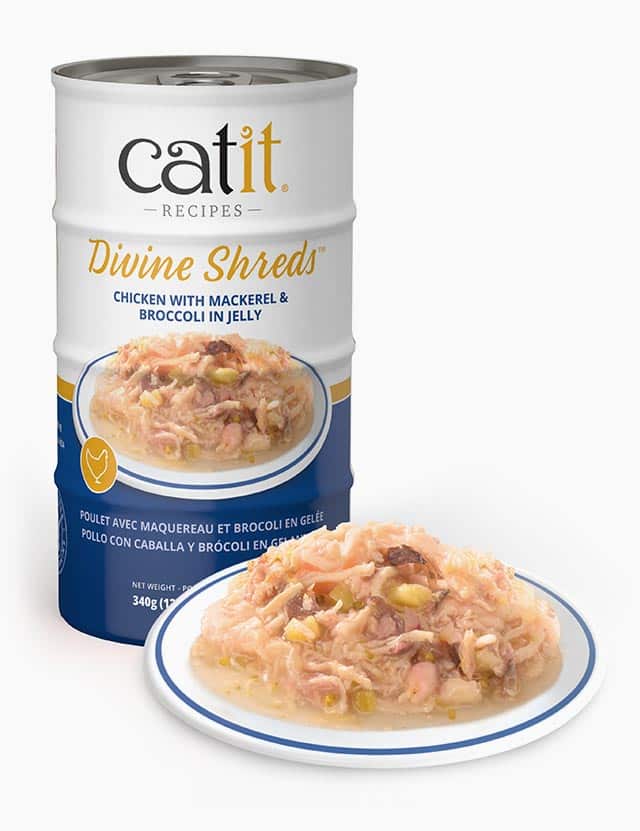 Catit Divine Shreds – Delicious meat shreds in savory jelly