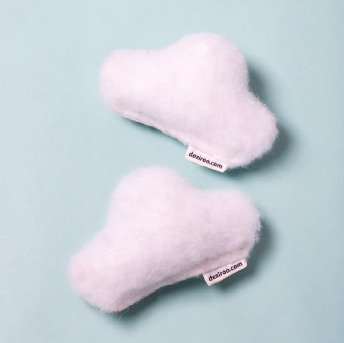 Dezi and Roo Little Puffs Cloud Cat Toy - Two Pack