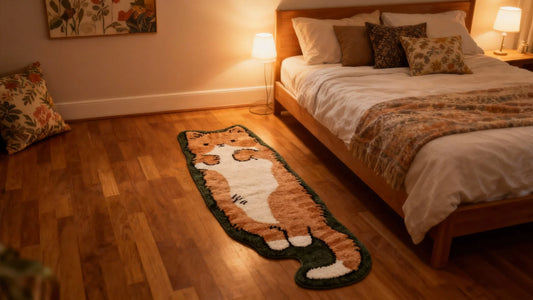 Orange Cat Rug