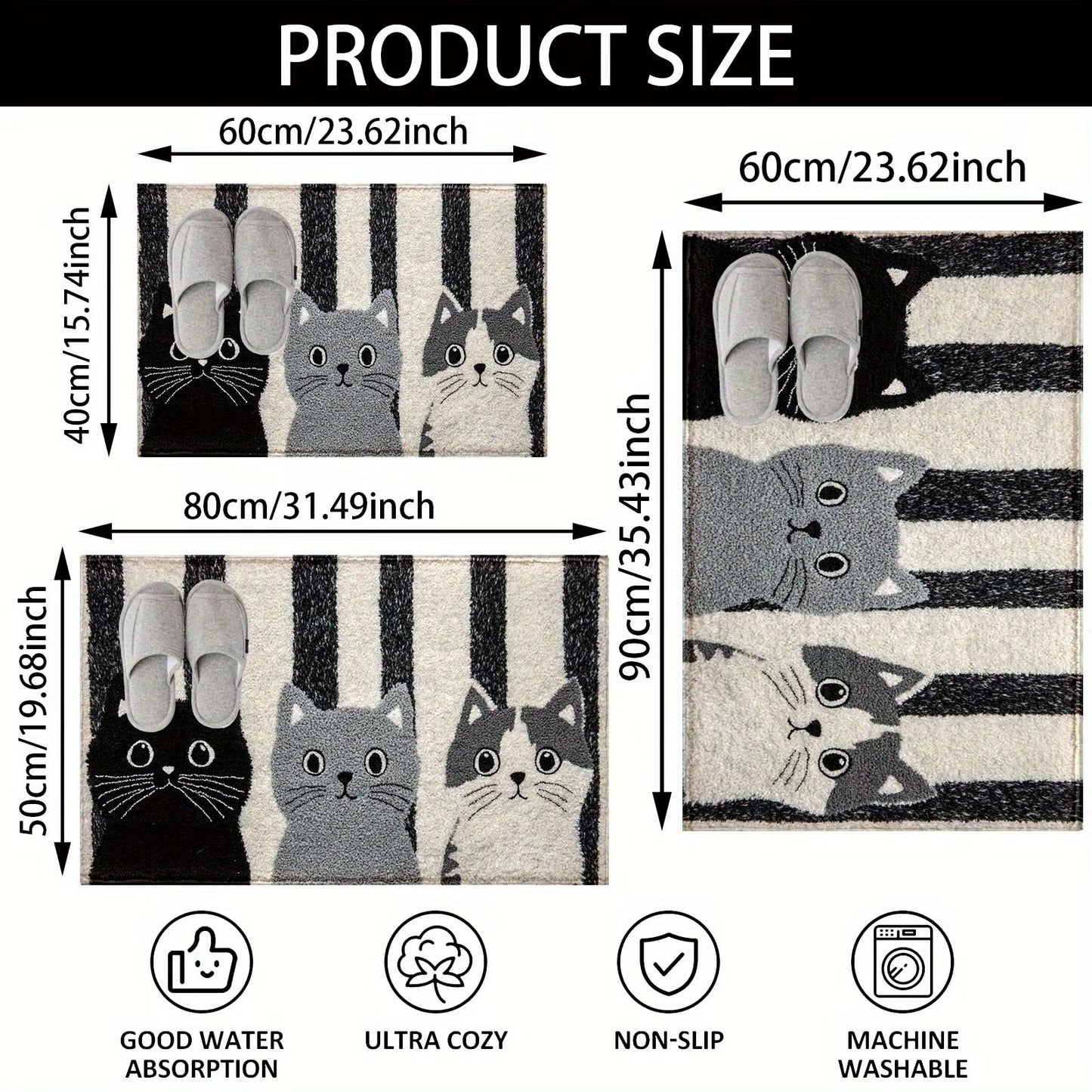 Cartoon Cat Rug
