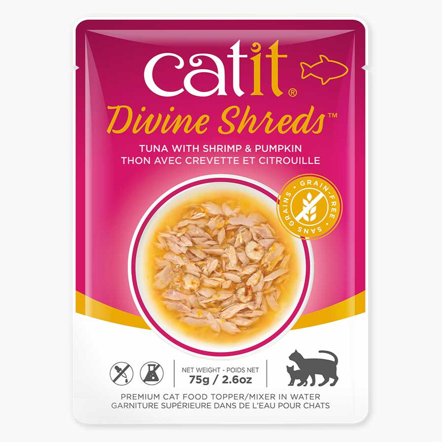 Catit Divine Shreds Meal Topper - Fish