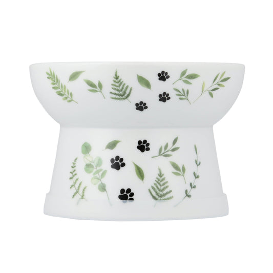 Raised Cat Food Bowl (Go Green)