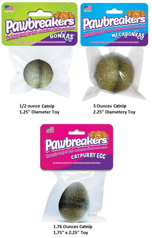 Bonkas by Pawbreakers - Catnip Candy Toy and Treat in One!