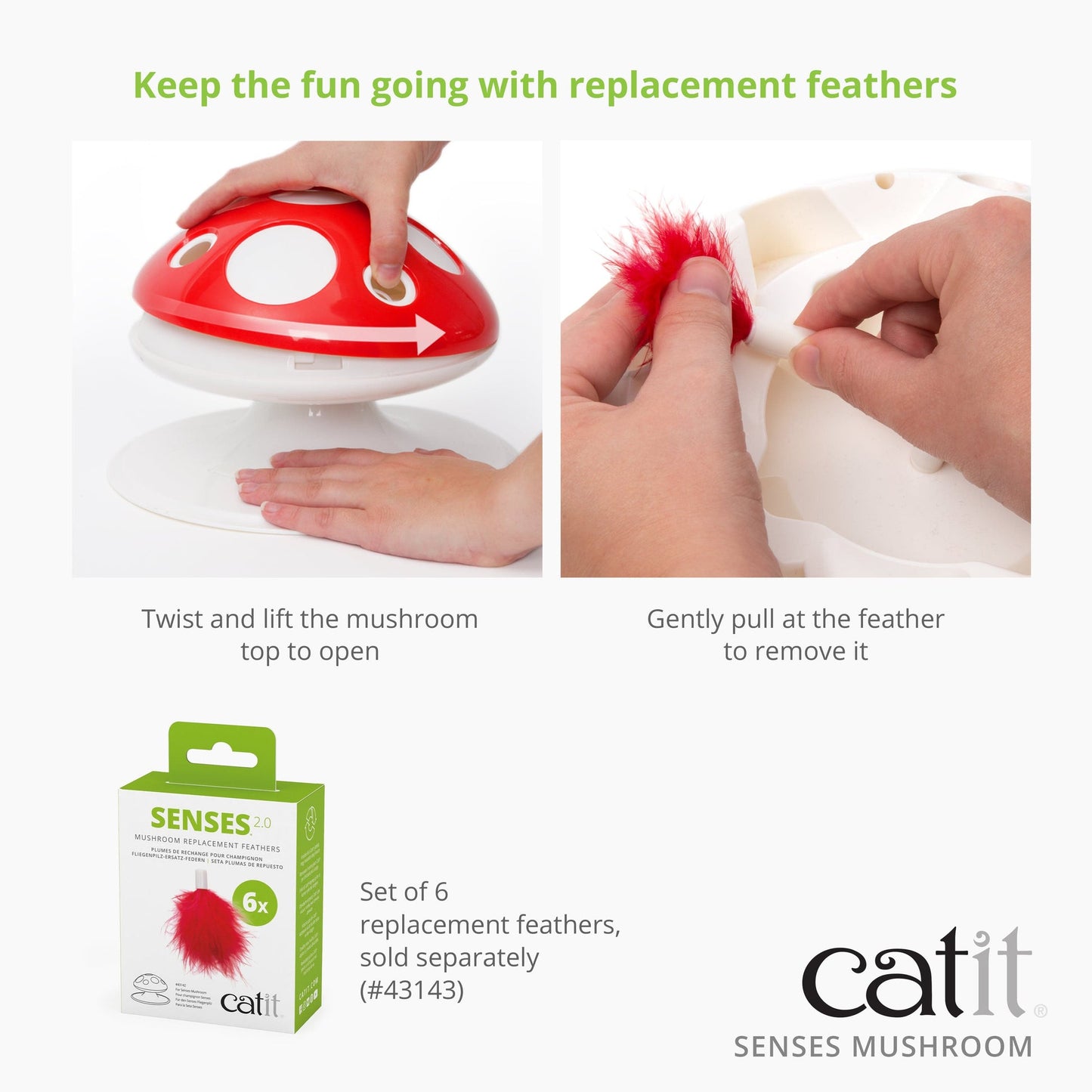 CatIt Senses - Mushroom