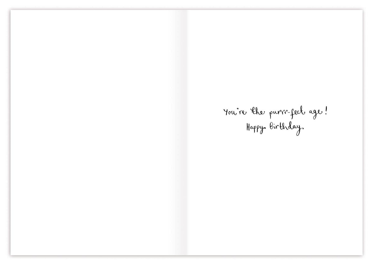 Cats You're How Old? Birthday Card