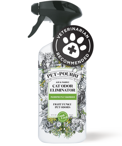Pet~Pourri Cat Purrfectly Bamboo Air+Fabric Refresher 16oz