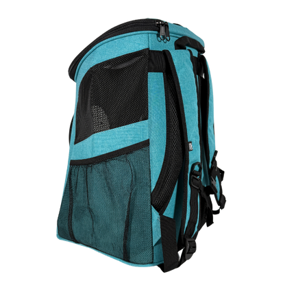 "The Fat Cat" Cat Backpack in Aqua - For Larger Cats
