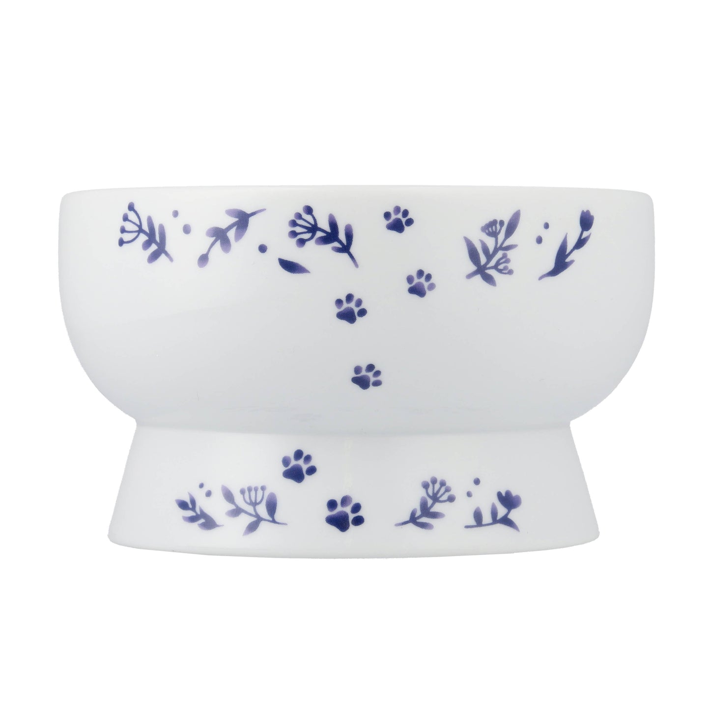 Raised Cat Water Bowl (Nordic Blue)