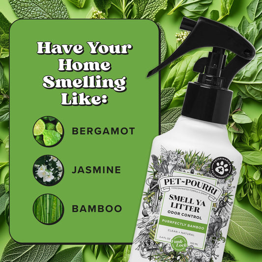 Pet~Pourri Smell Ya Litter Purrfectly Bamboo Odor Refresher