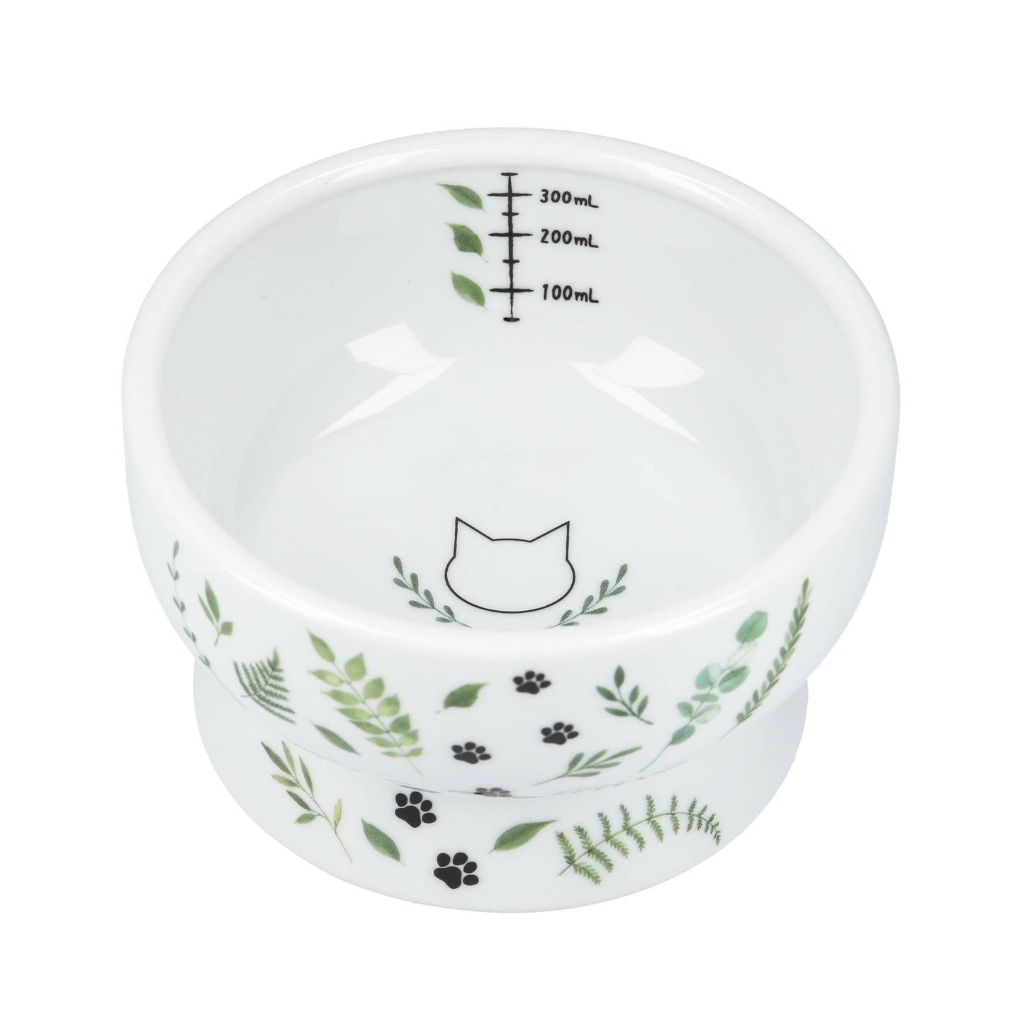 Raised Cat Water Bowl (Go Green)