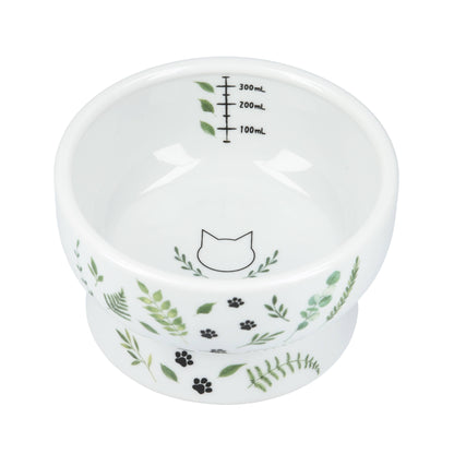 Raised Cat Water Bowl (Go Green)