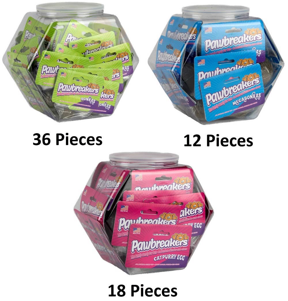 Bonkas by Pawbreakers - Catnip Candy Toy and Treat in One!
