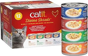 Catit Divine Shreds in Jelly Multipack