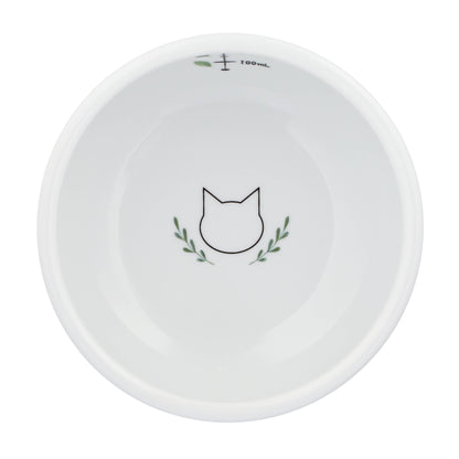 Raised Cat Water Bowl (Go Green)