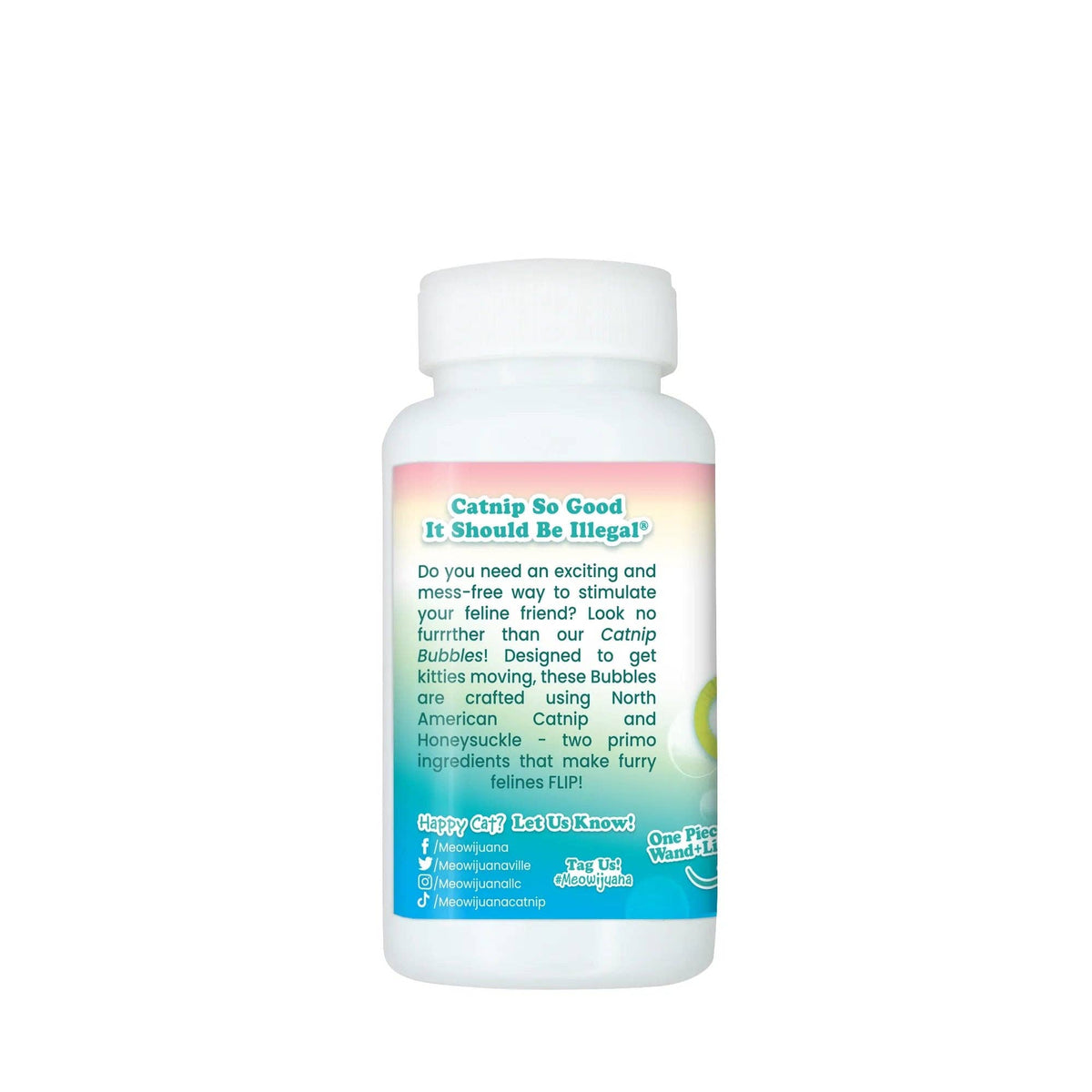 Meowijuana® Catnip & Honeysuckle Bubbles
