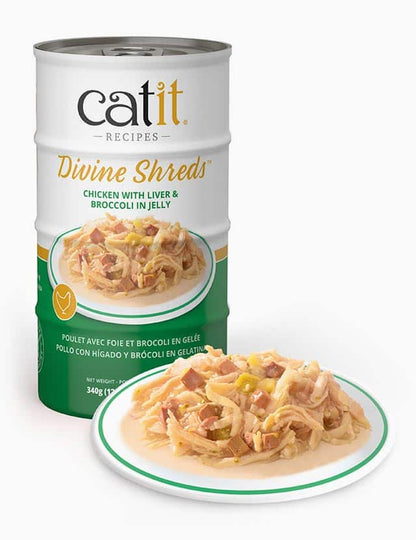 Catit Divine Shreds – Delicious meat shreds in savory jelly