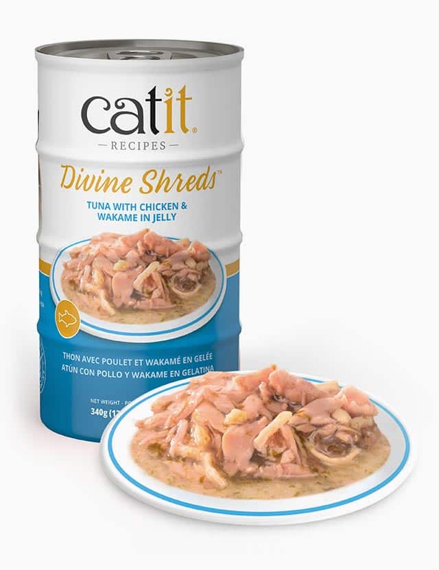 Catit Divine Shreds – Delicious meat shreds in savory jelly