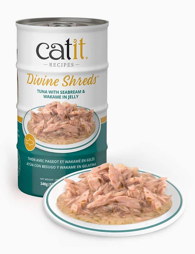 Catit Divine Shreds – Delicious meat shreds in savory jelly