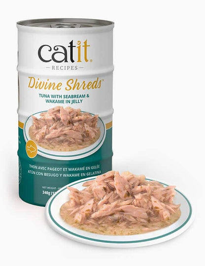 Catit Divine Shreds – Delicious meat shreds in savory jelly