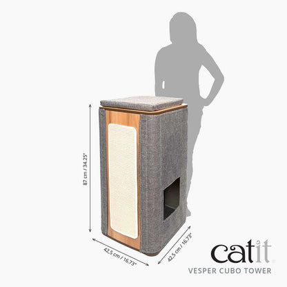 Catit Vesper Cubo Tower (Stone)