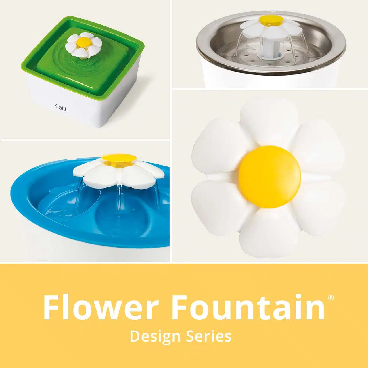 Catit LED Flower Fountain