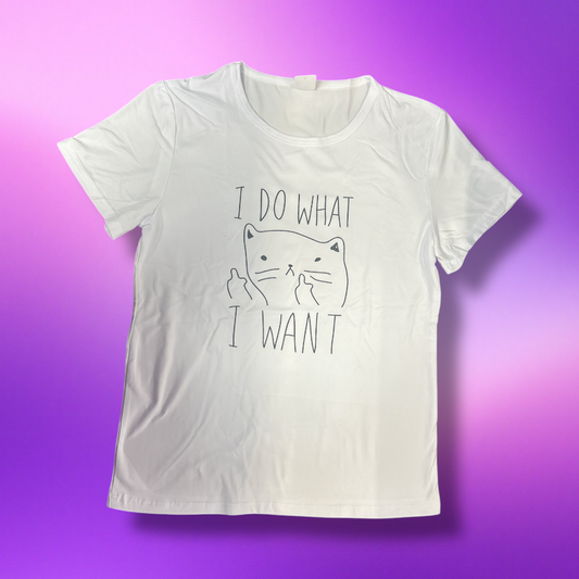 I Do What I Want Cat T-Shirt