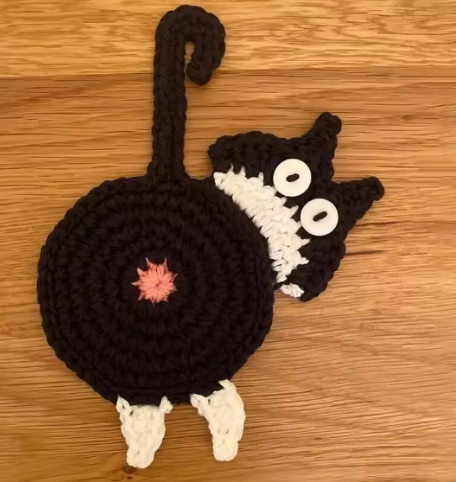Woven Cat Coasters