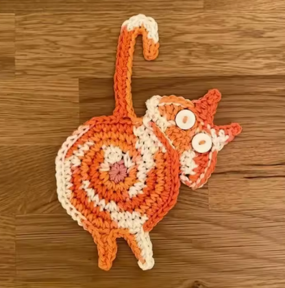 Woven Cat Coasters