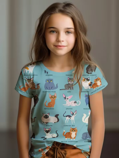 Kid Cat T-Shirts