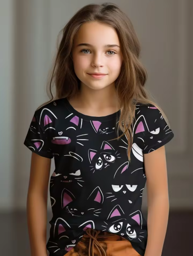 Kid Cat T-Shirts