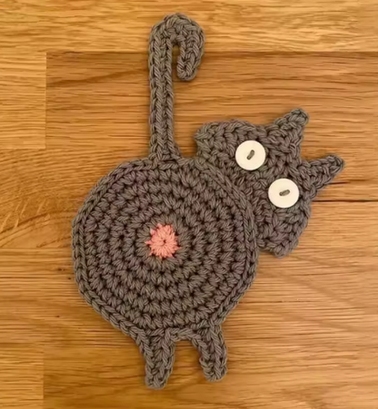 Woven Cat Coasters