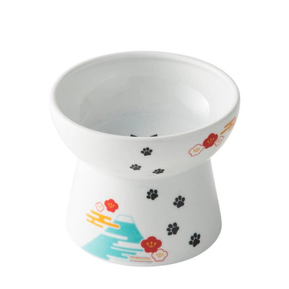 Raised Cat Food Bowl Large (Fuji Limited Edition)