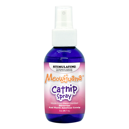 Meowijuana® Catnip & Silvervine Spray - 3 oz.