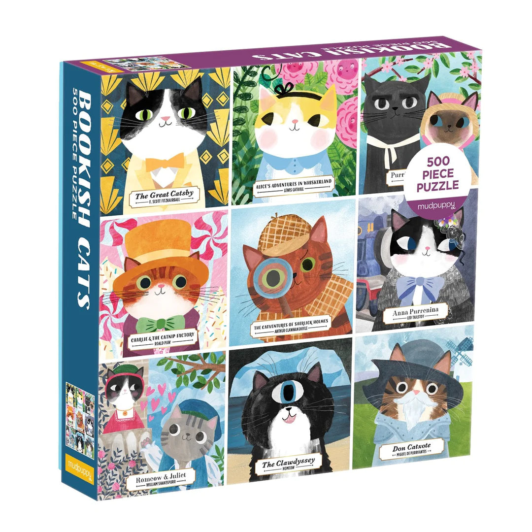 Bookish Cats 500 Piece Puzzle
