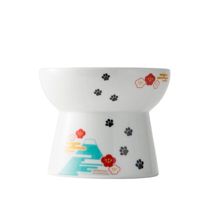 Raised Cat Food Bowl Large (Fuji Limited Edition)