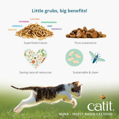 Catit Nuna Herring Recipe – Insect Protein-Based Cat Food - 5lb