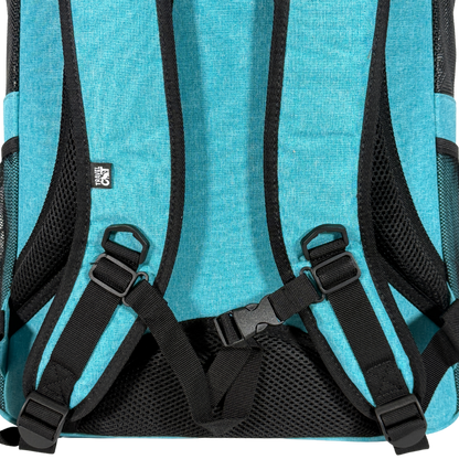 "The Fat Cat" Cat Backpack in Aqua - For Larger Cats