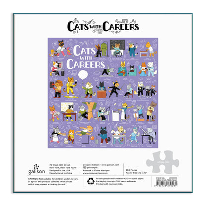 Cats With Careers 500 Piece Puzzle
