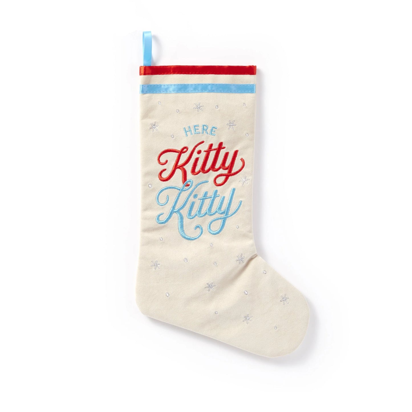 Here Kitty Kitty Holiday Stocking