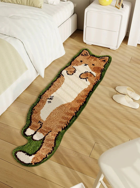 Orange Cat Rug