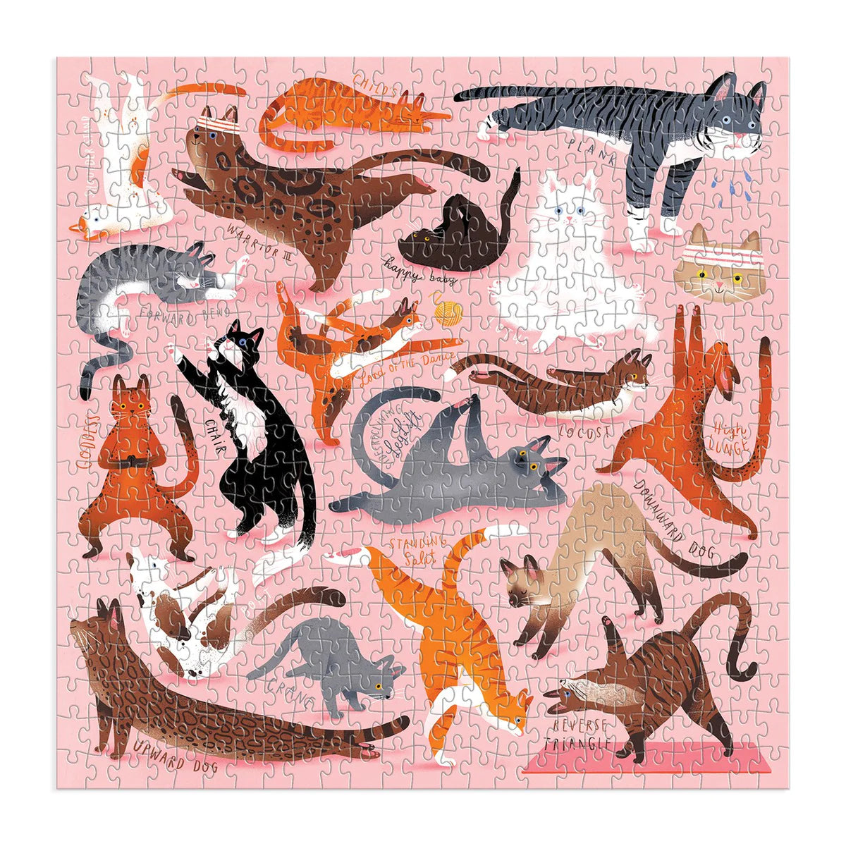 Yoga For Cats 500 Piece Puzzle