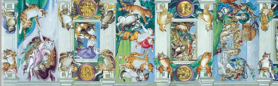 Sistine Chapel Ceiling Meowsterpiece of Western Art